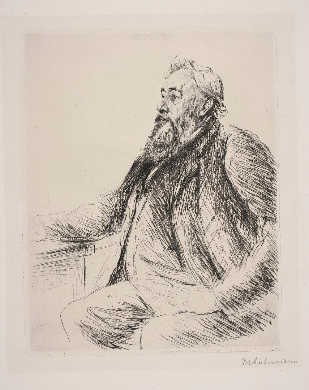 Portræt af Brinckmann af Max Liebermann