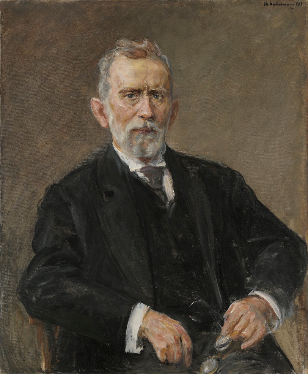 Portræt af kemikeren Paul Ehrlich af Max Liebermann