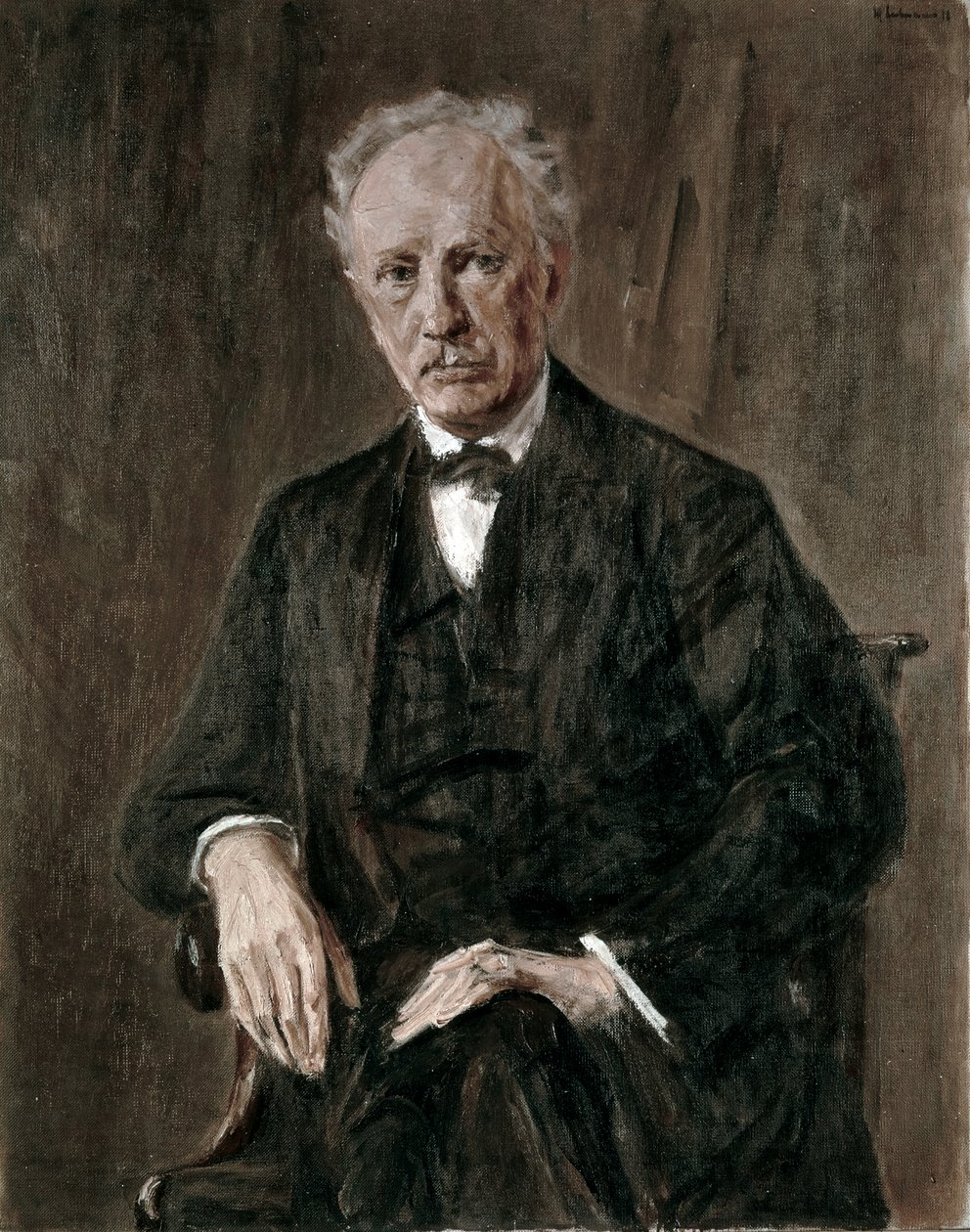 Portræt af Richard Georg Strauss af Max Liebermann