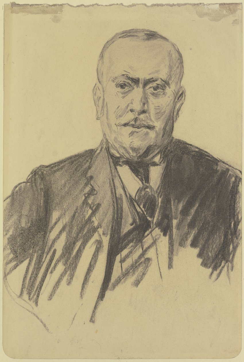 Portræt af en mand af Max Liebermann
