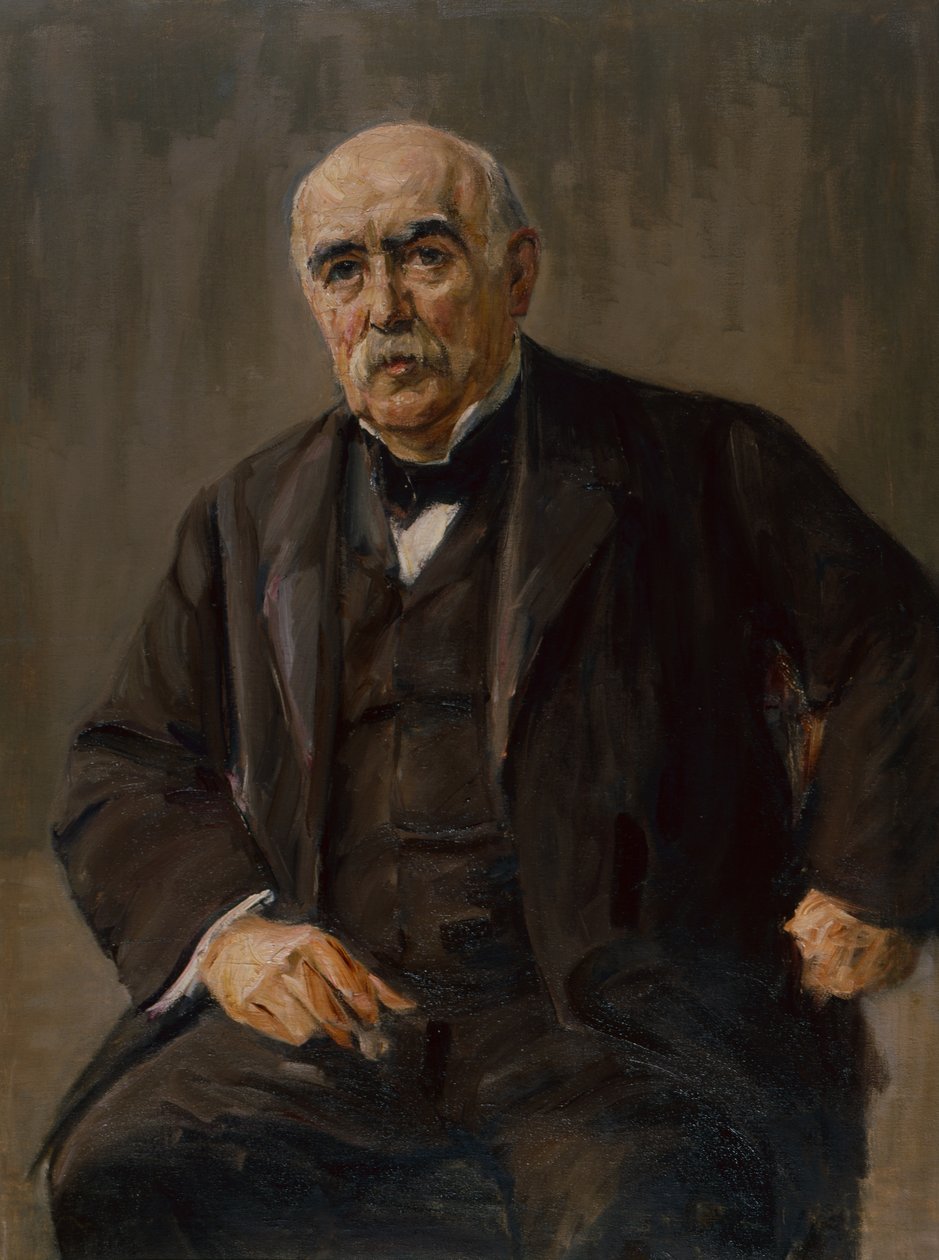 Portræt af bankmanden Eugen Gutmann (olie på lærred) af Max Liebermann