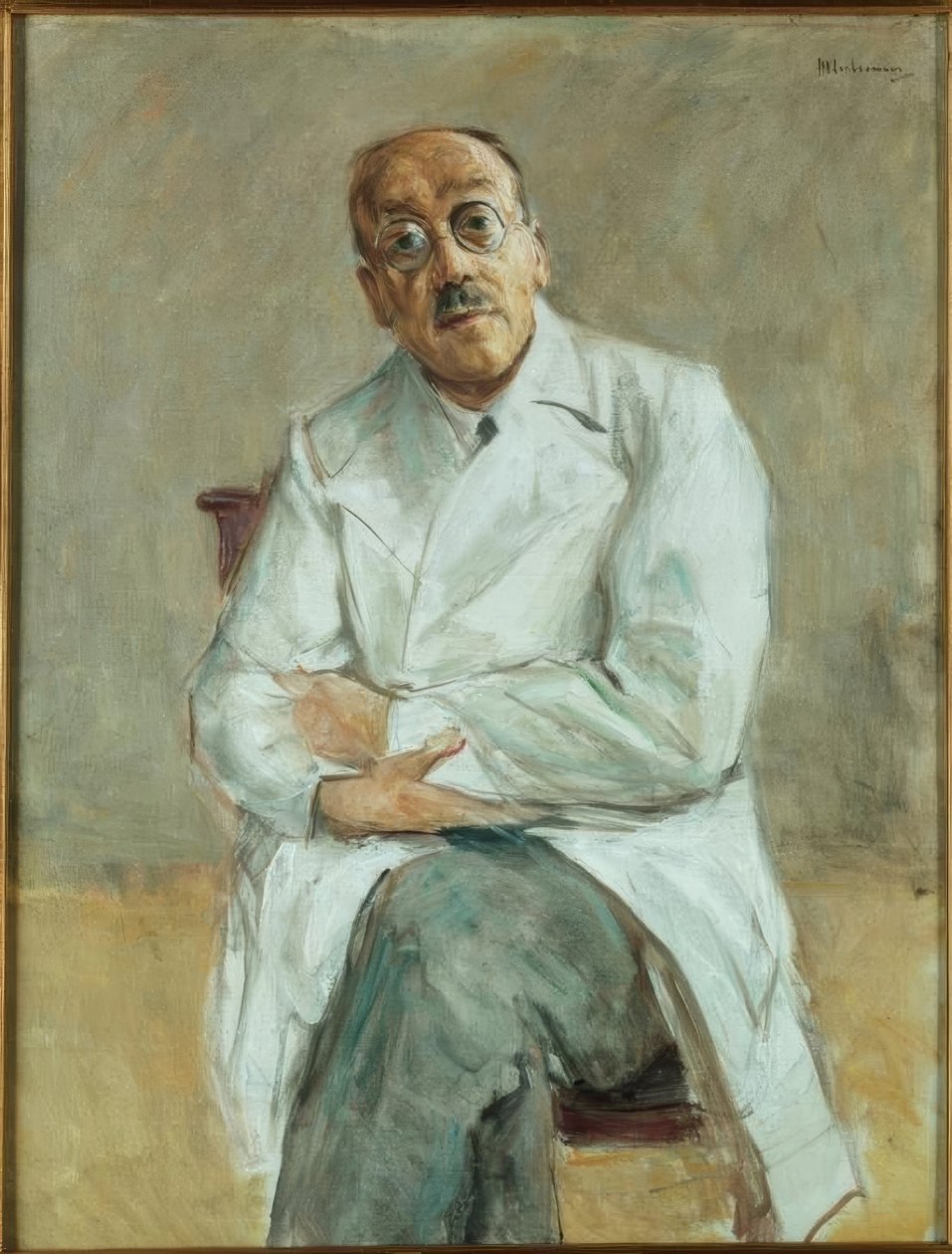 Prof. Ferdinand Sauerbruch af Max Liebermann