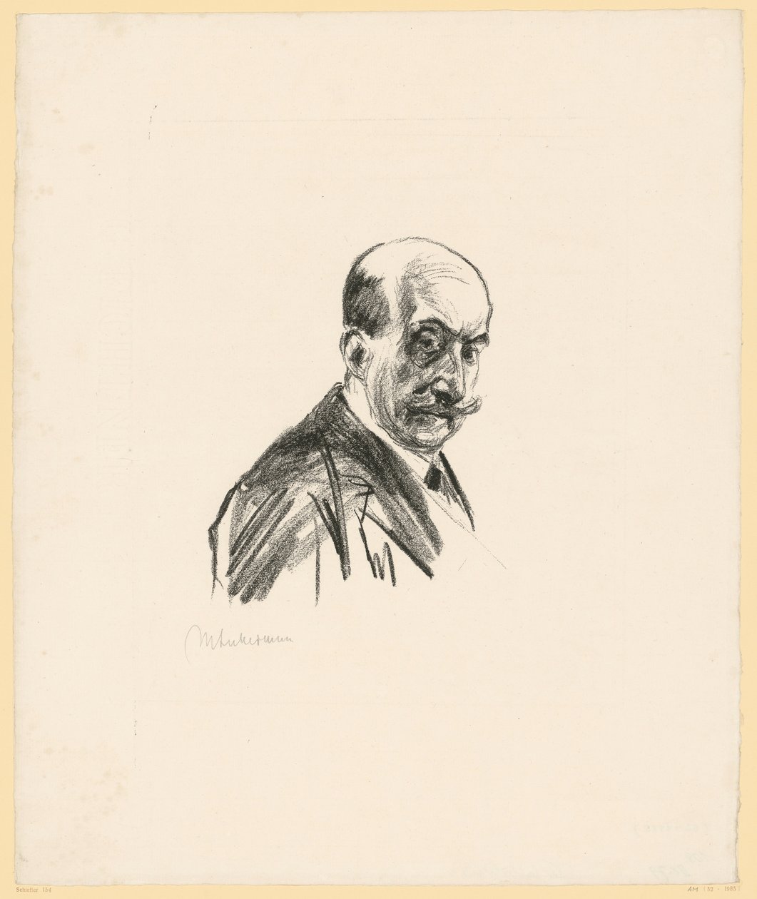 Selvportræt af Max Liebermann