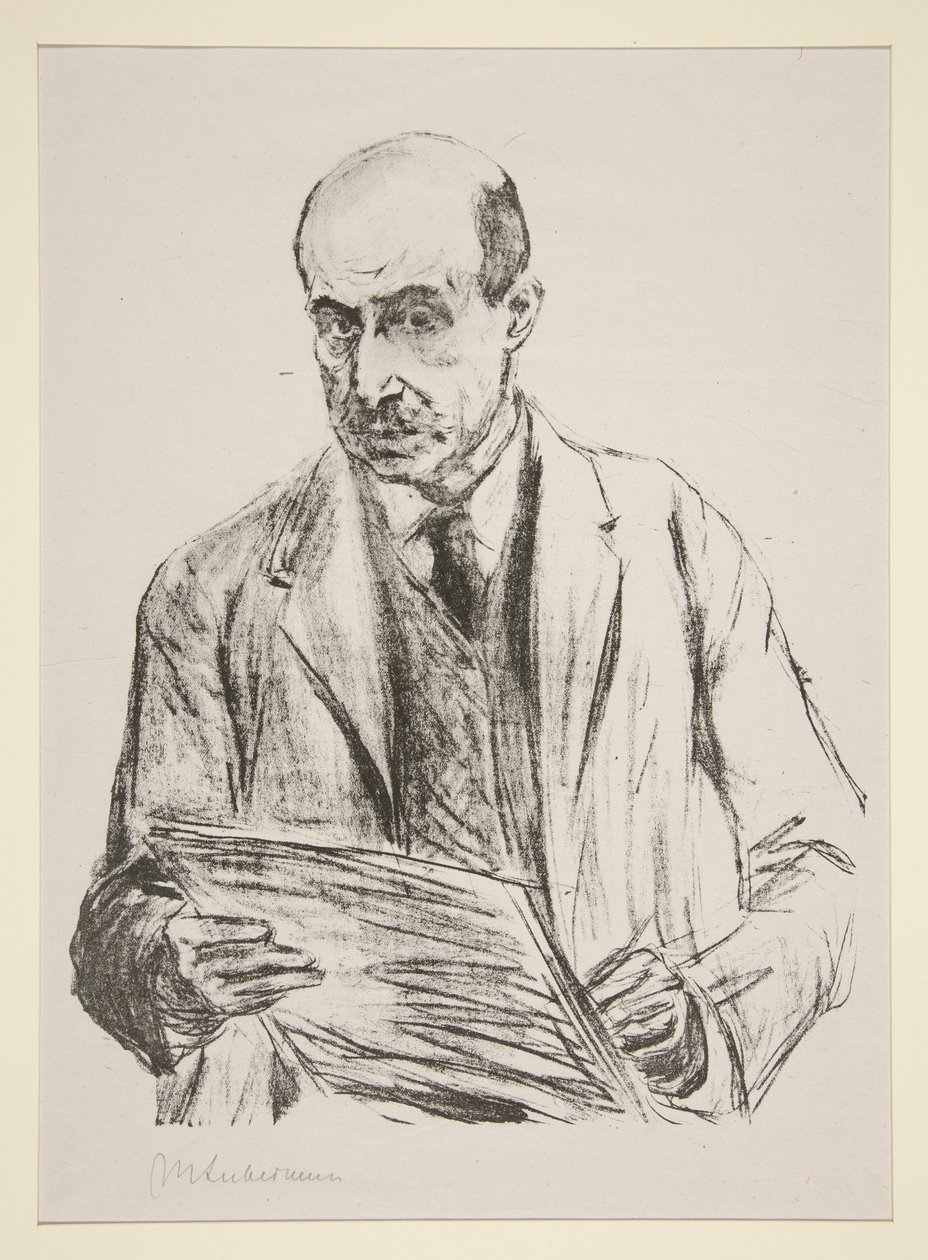 Selvportræt af Max Liebermann