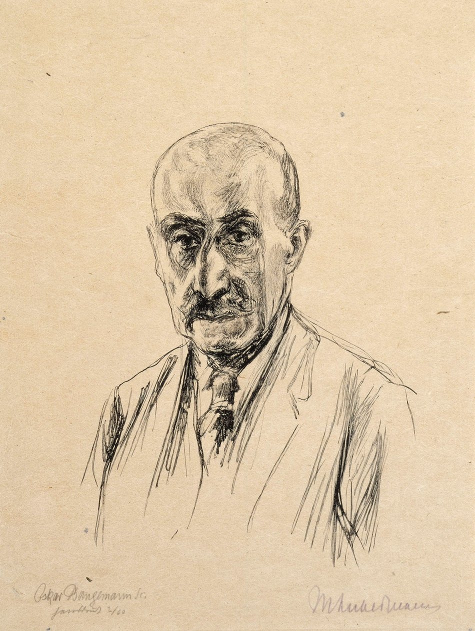 Selvportræt af Max Liebermann