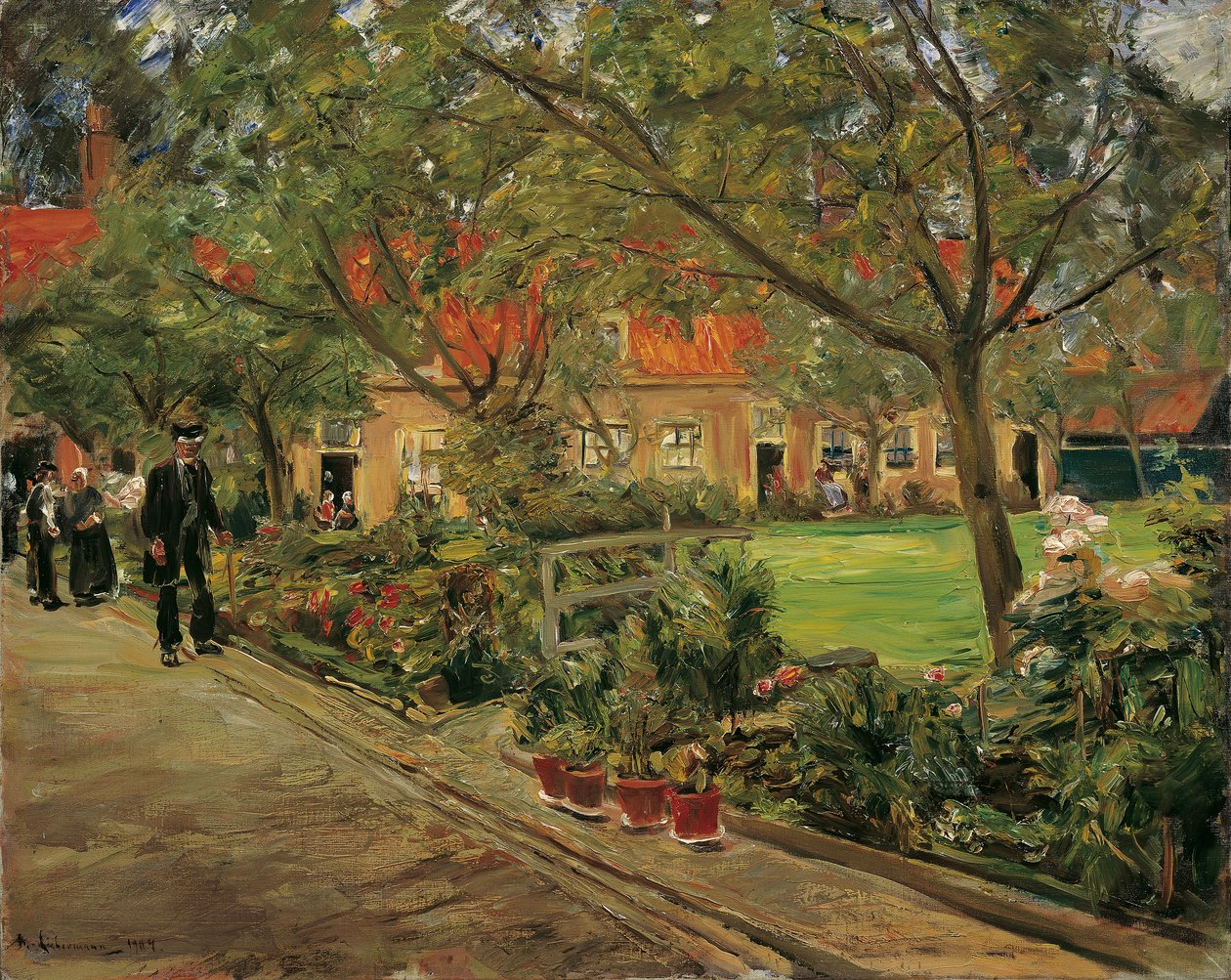Hospitalshave i Edam af Max Liebermann