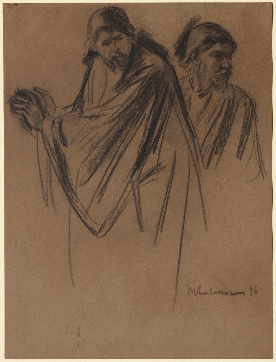 Studier for Sankt Paulus på vej til Damaskus af Max Liebermann