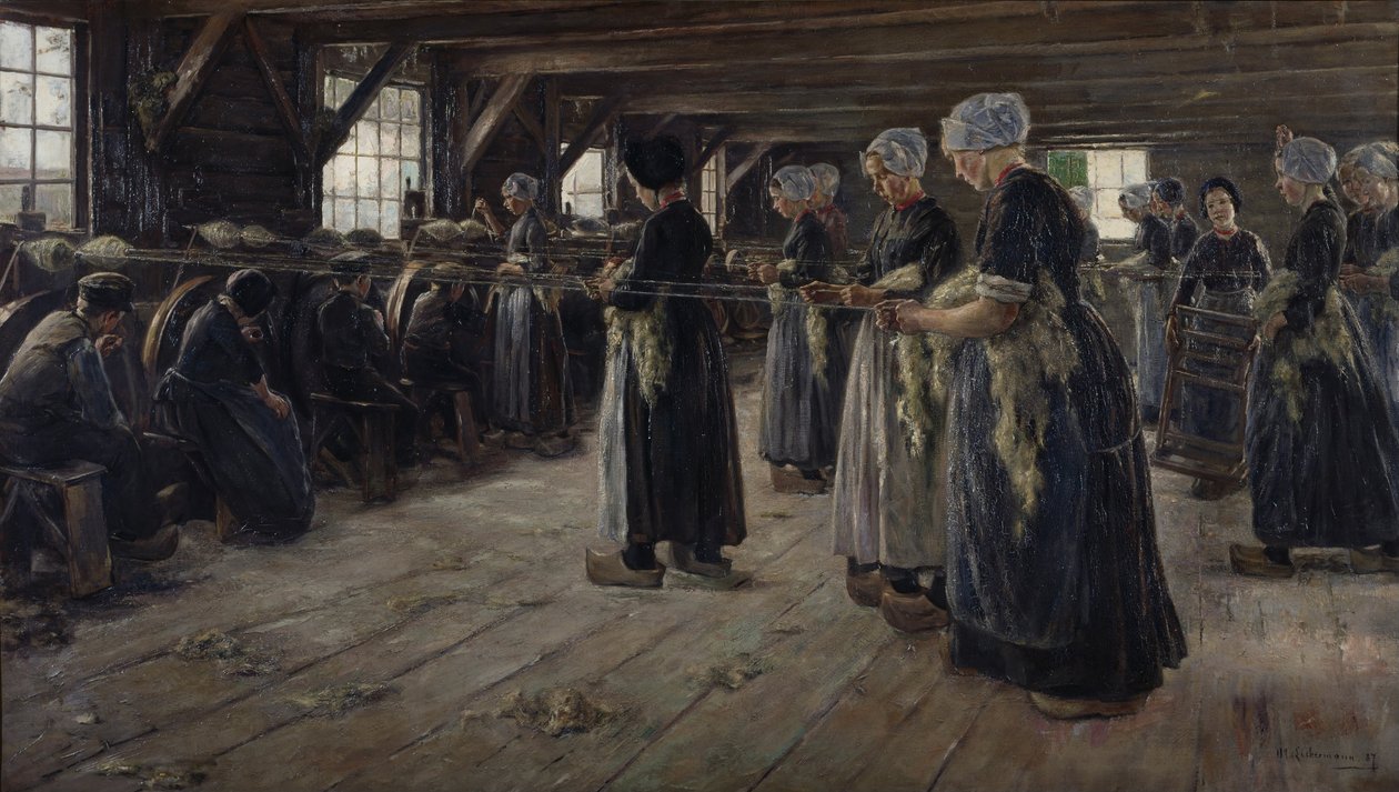Hørstalden i Laren af Max Liebermann