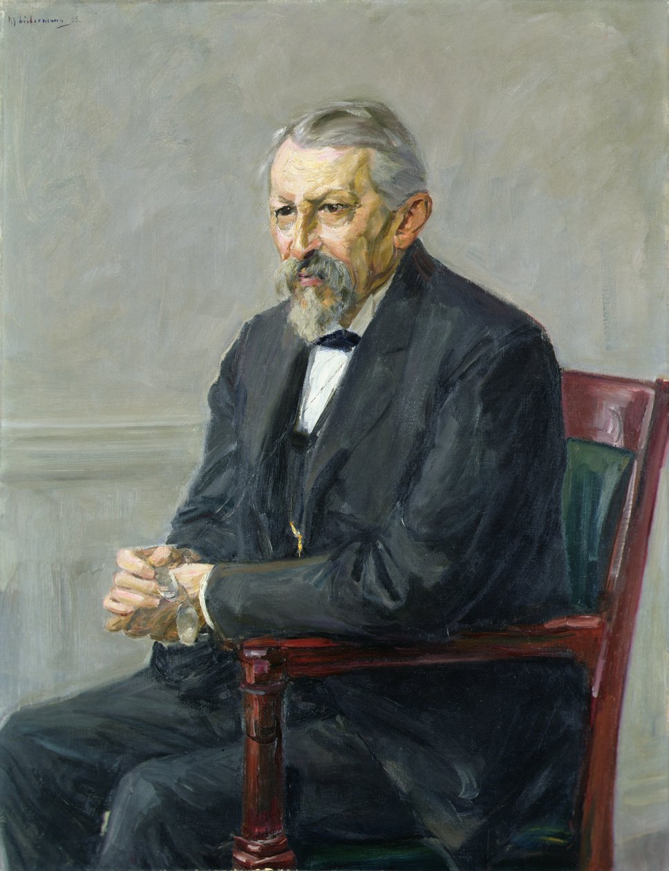 Naturvidenskabsmanden, Hermann Strebel (1834-1914) 1905 (olie på lærred) af Max Liebermann
