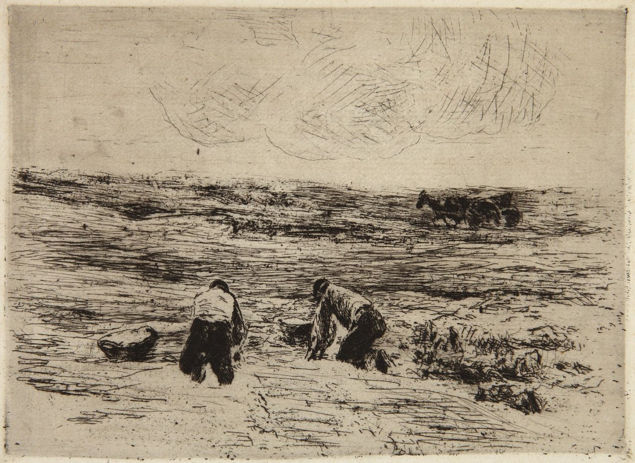 Kartoffelavlerne af Max Liebermann
