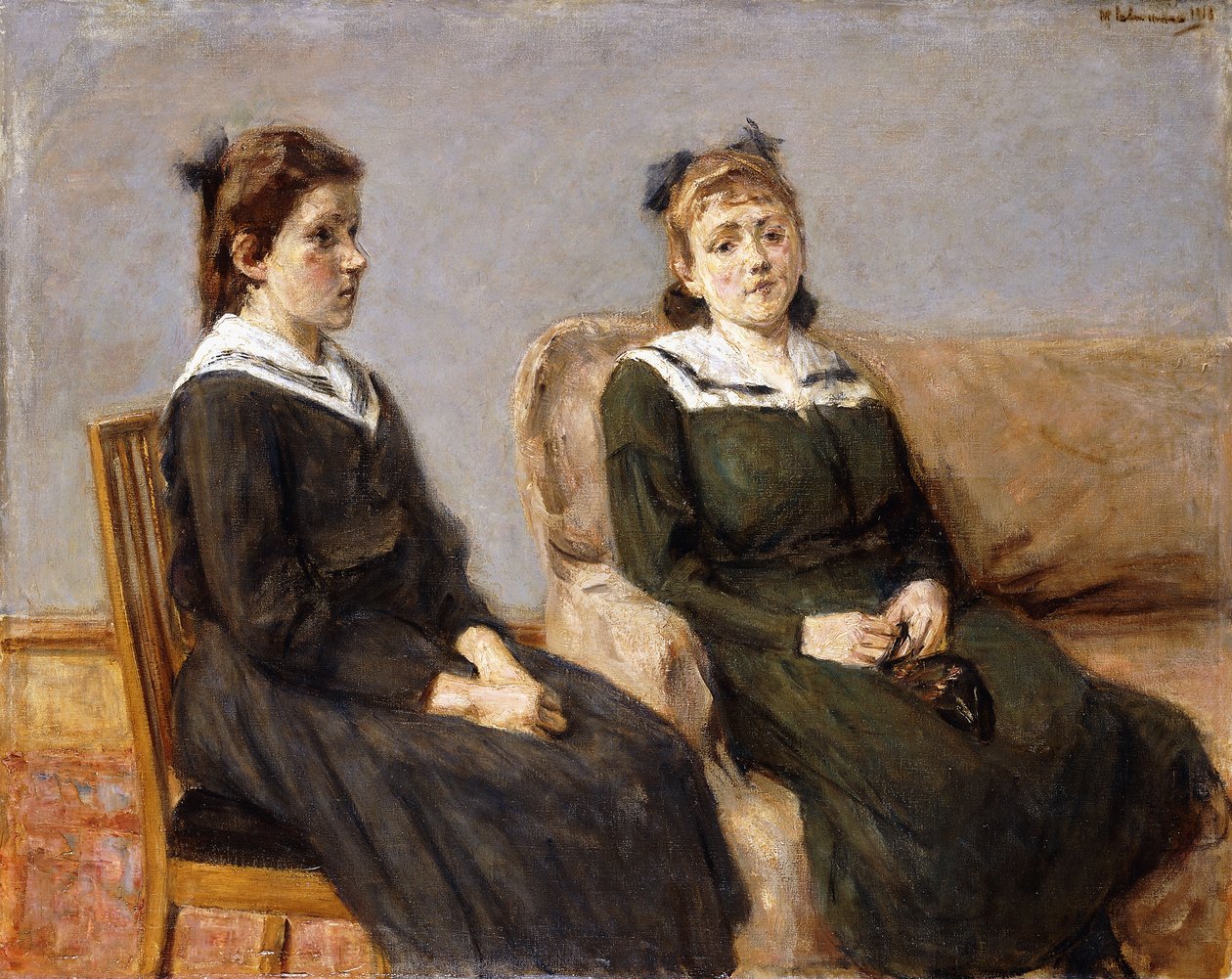 De to søstre læder; De to søstre læder, 1911 af Max Liebermann