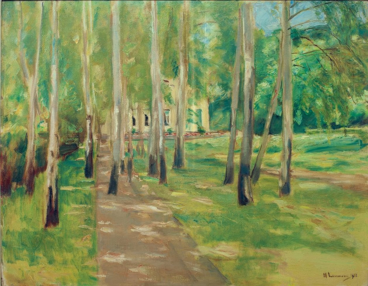Wannsee have med birkeallé af Max Liebermann
