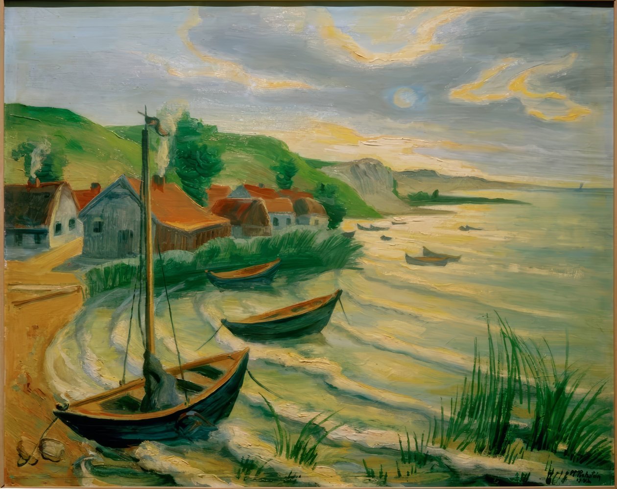 Ved den friske lagune af Max Pechstein