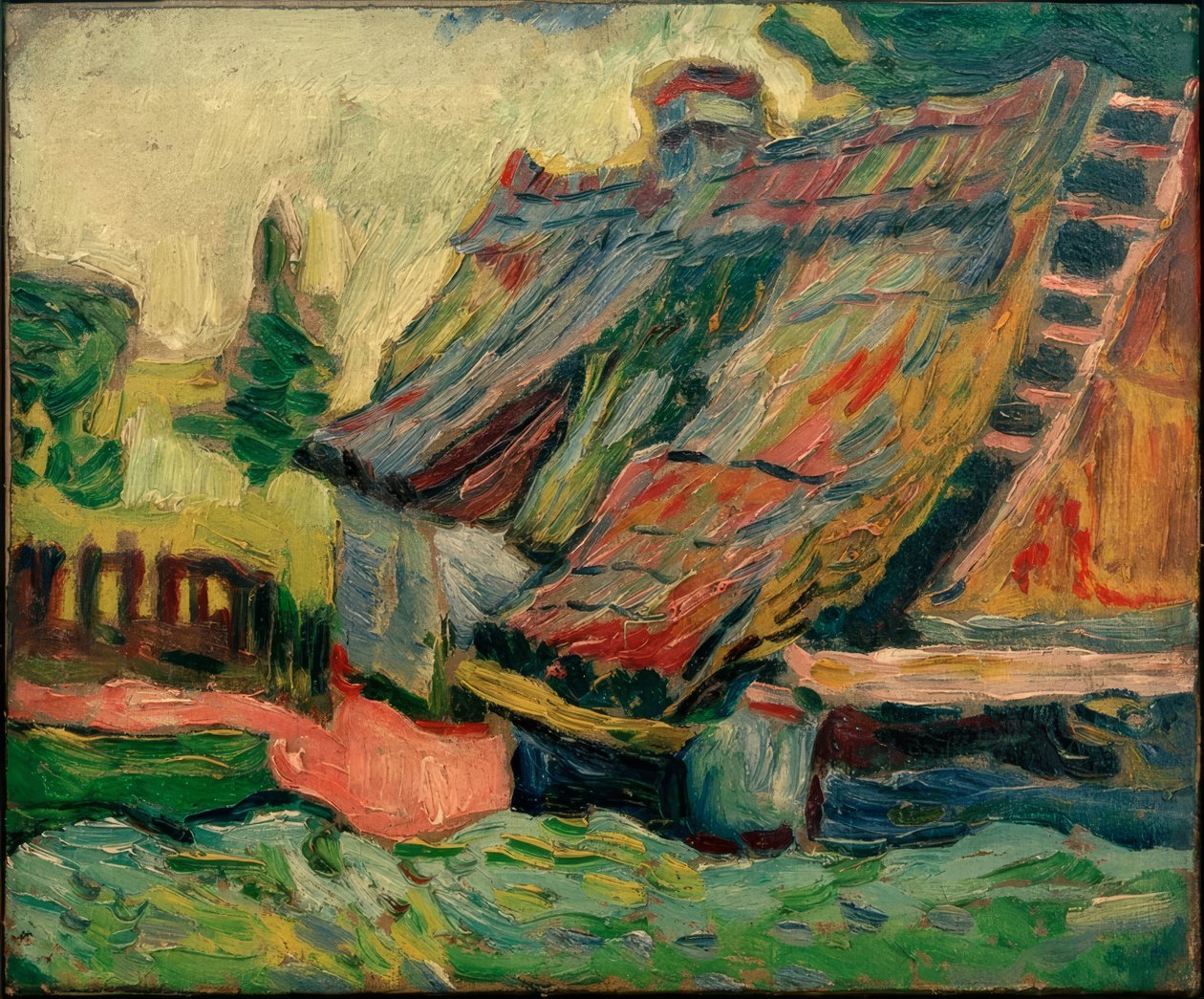Gård af Max Pechstein