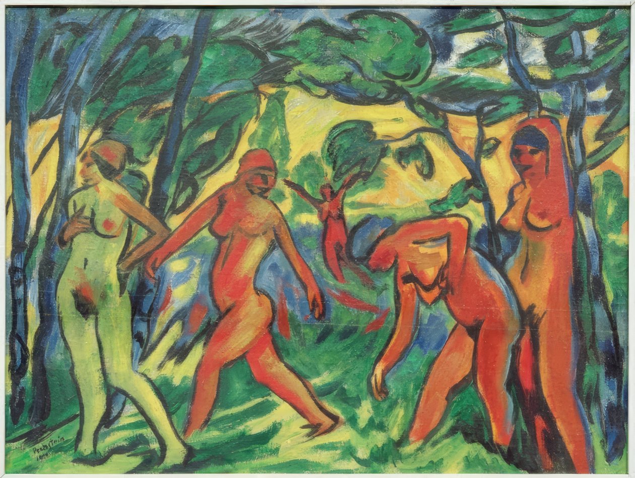 Blå dag (kvindernes dans) af Max Pechstein