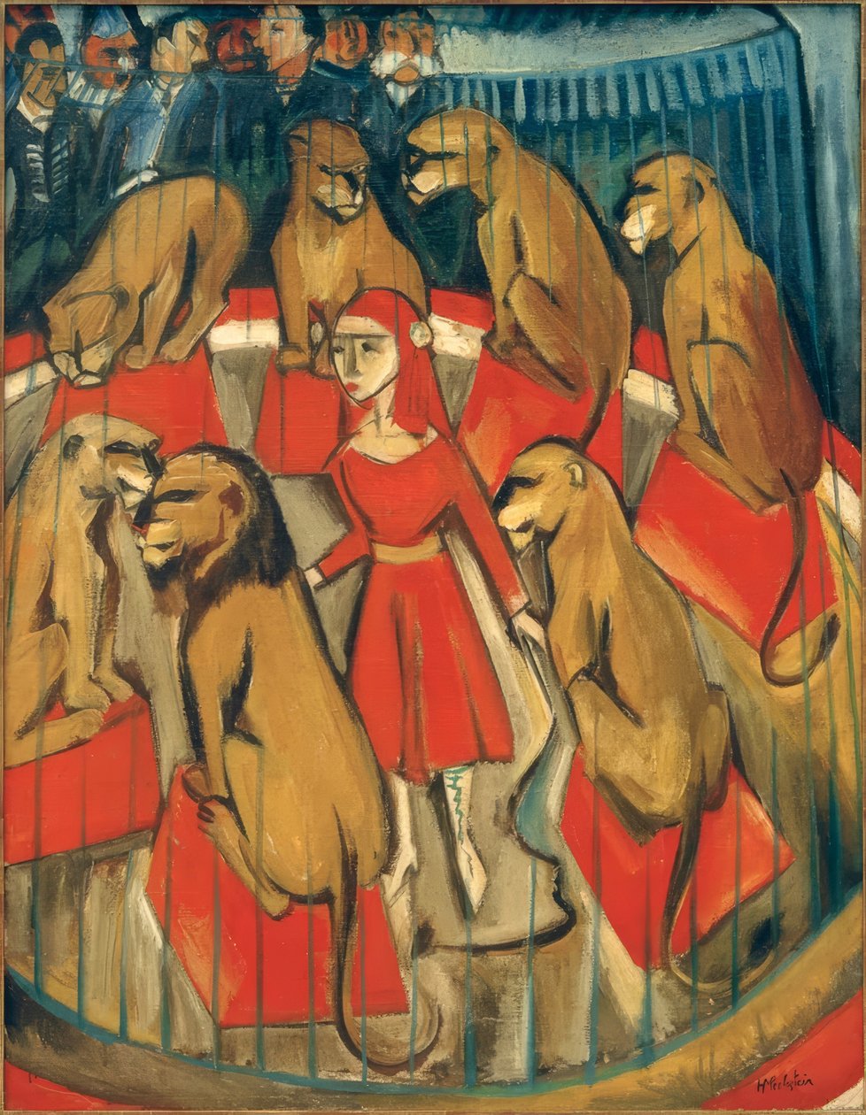 Løvetæmmeren af Max Pechstein