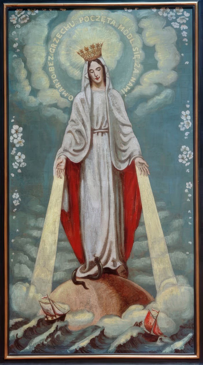 Jomfru Maria som forbeder af Max Pechstein