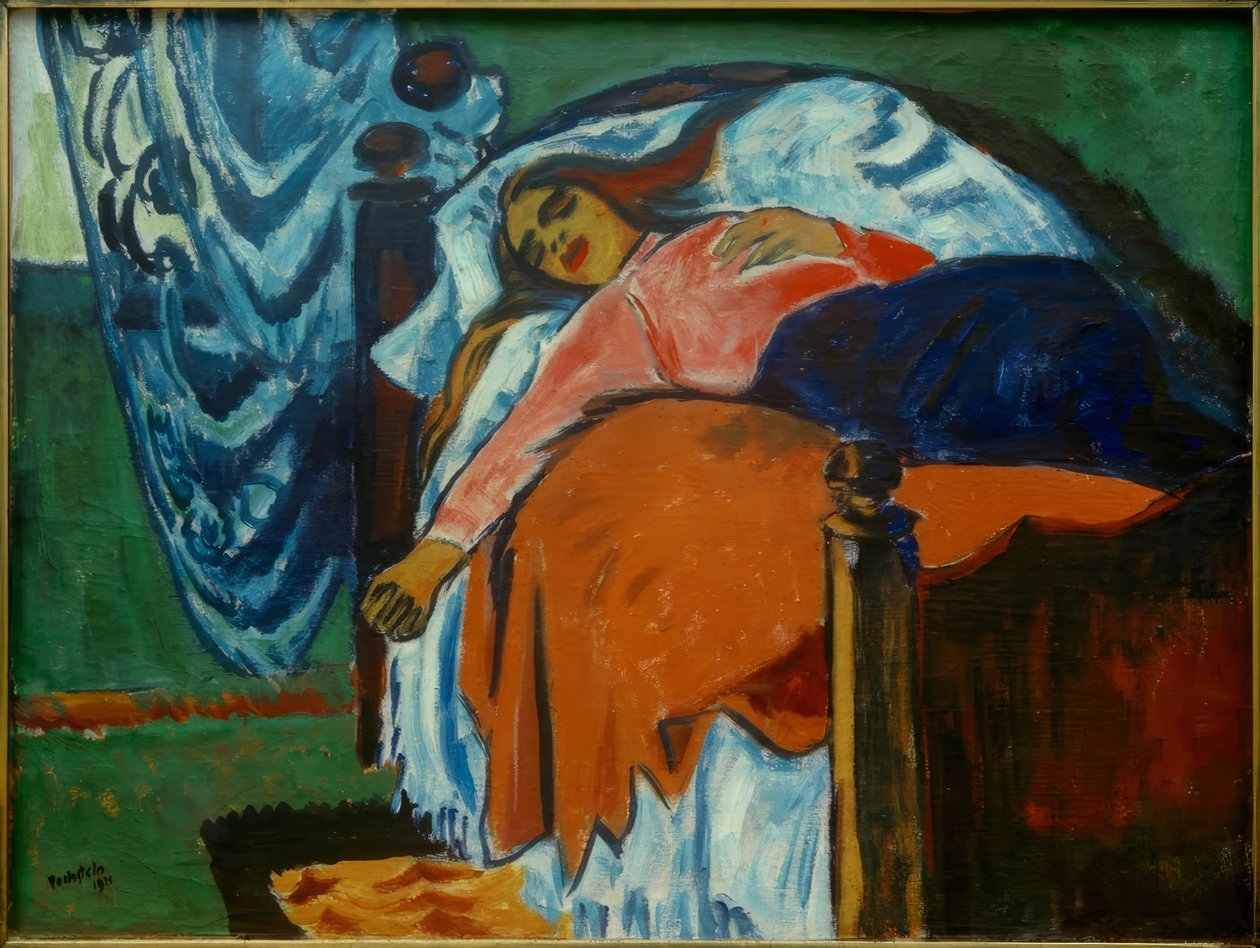 Den hvilende af Max Pechstein