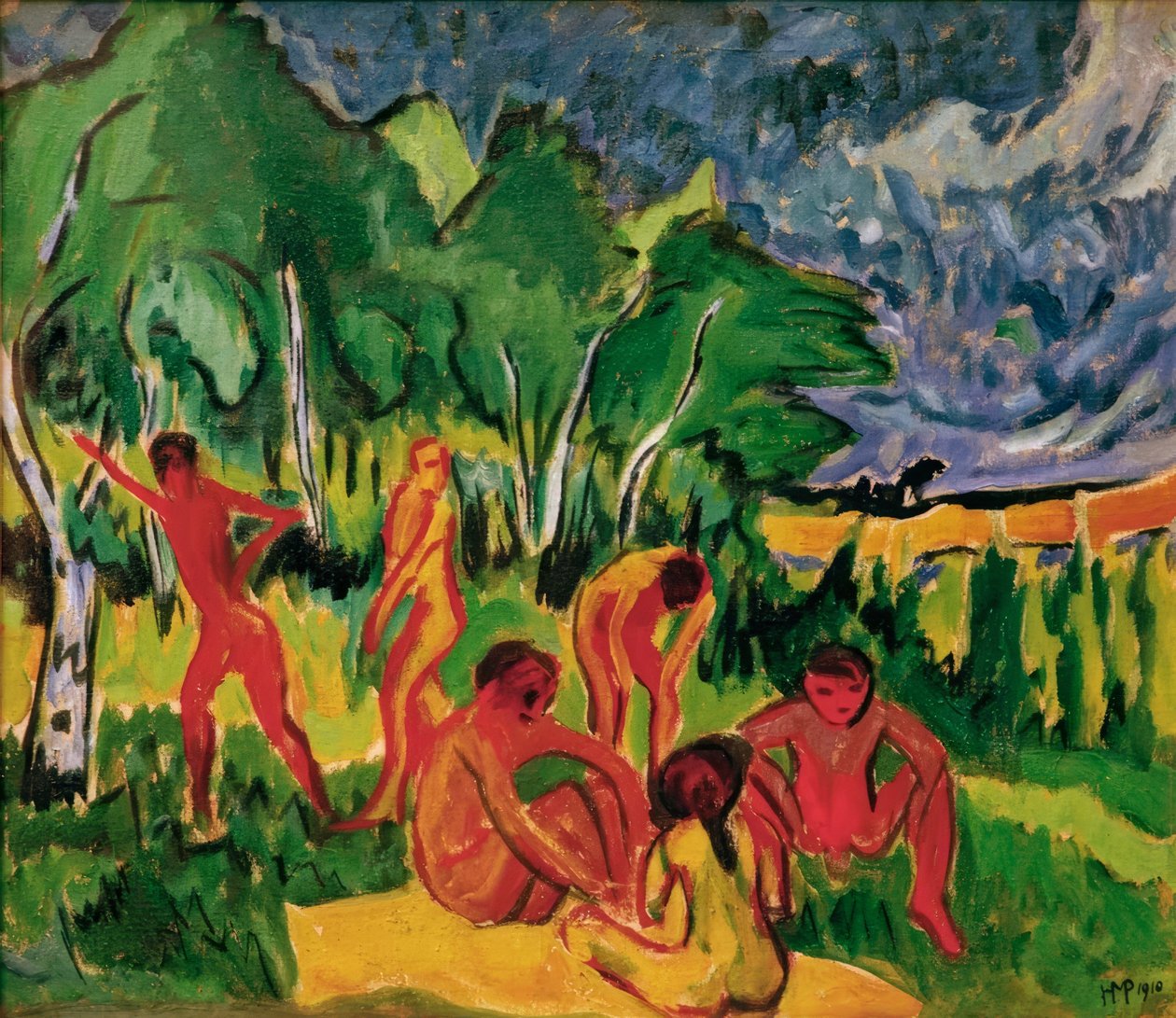 Friluft af Max Pechstein