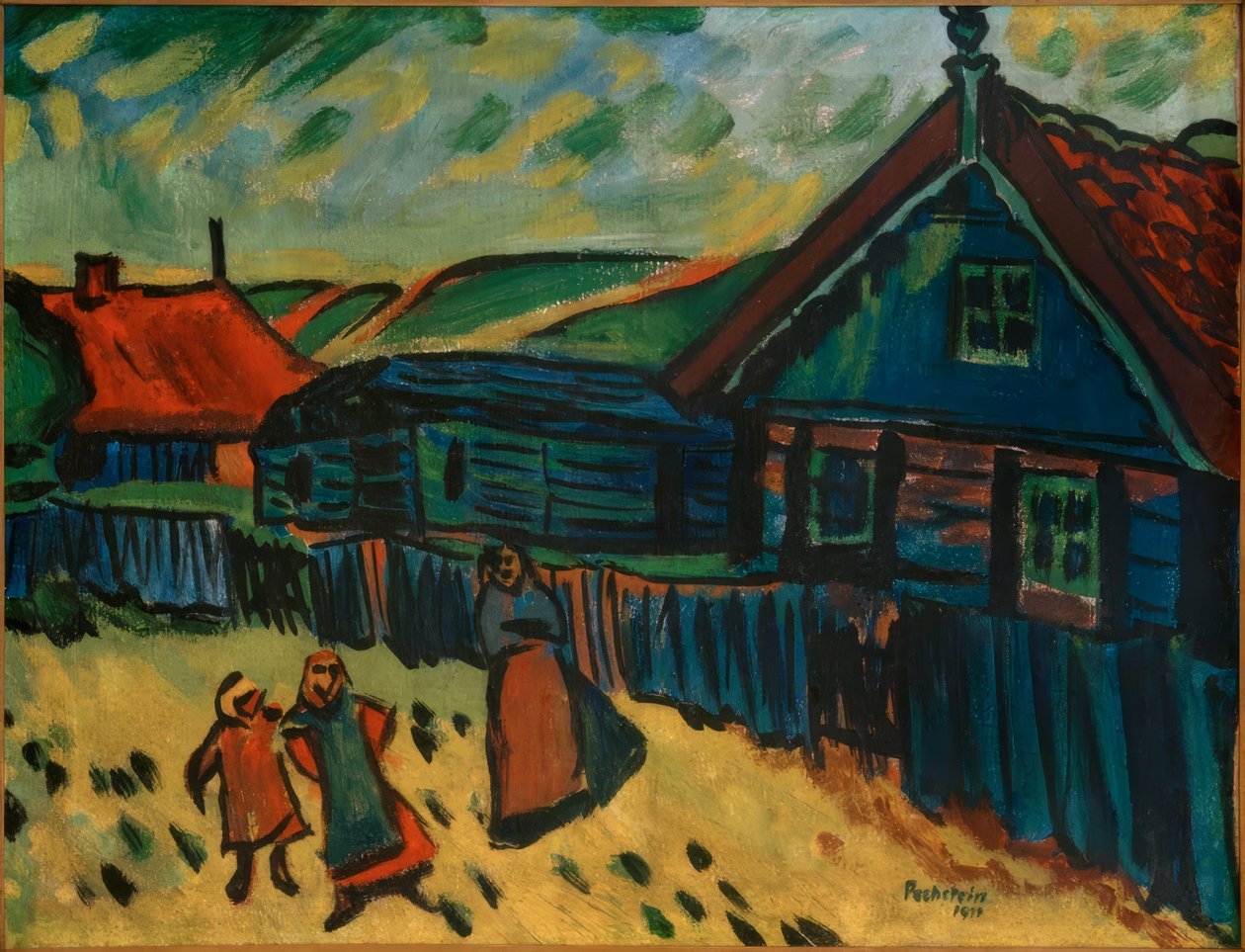 Grå dag af Max Pechstein