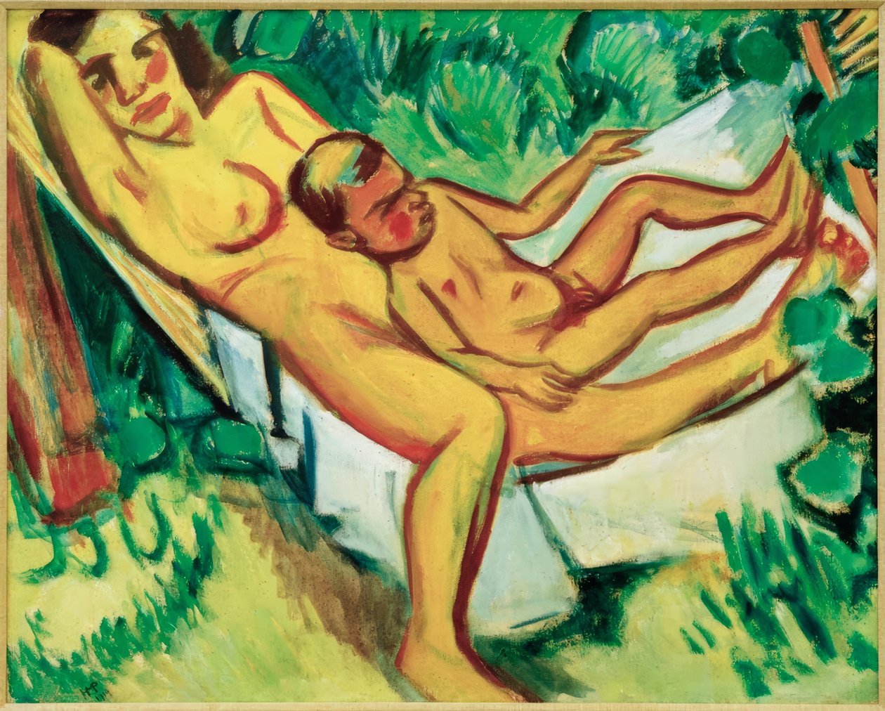 Hængekøje I af Max Pechstein