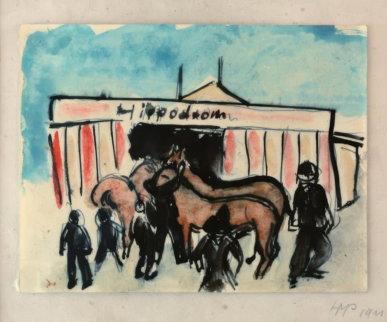 Hippodrom af Max Pechstein