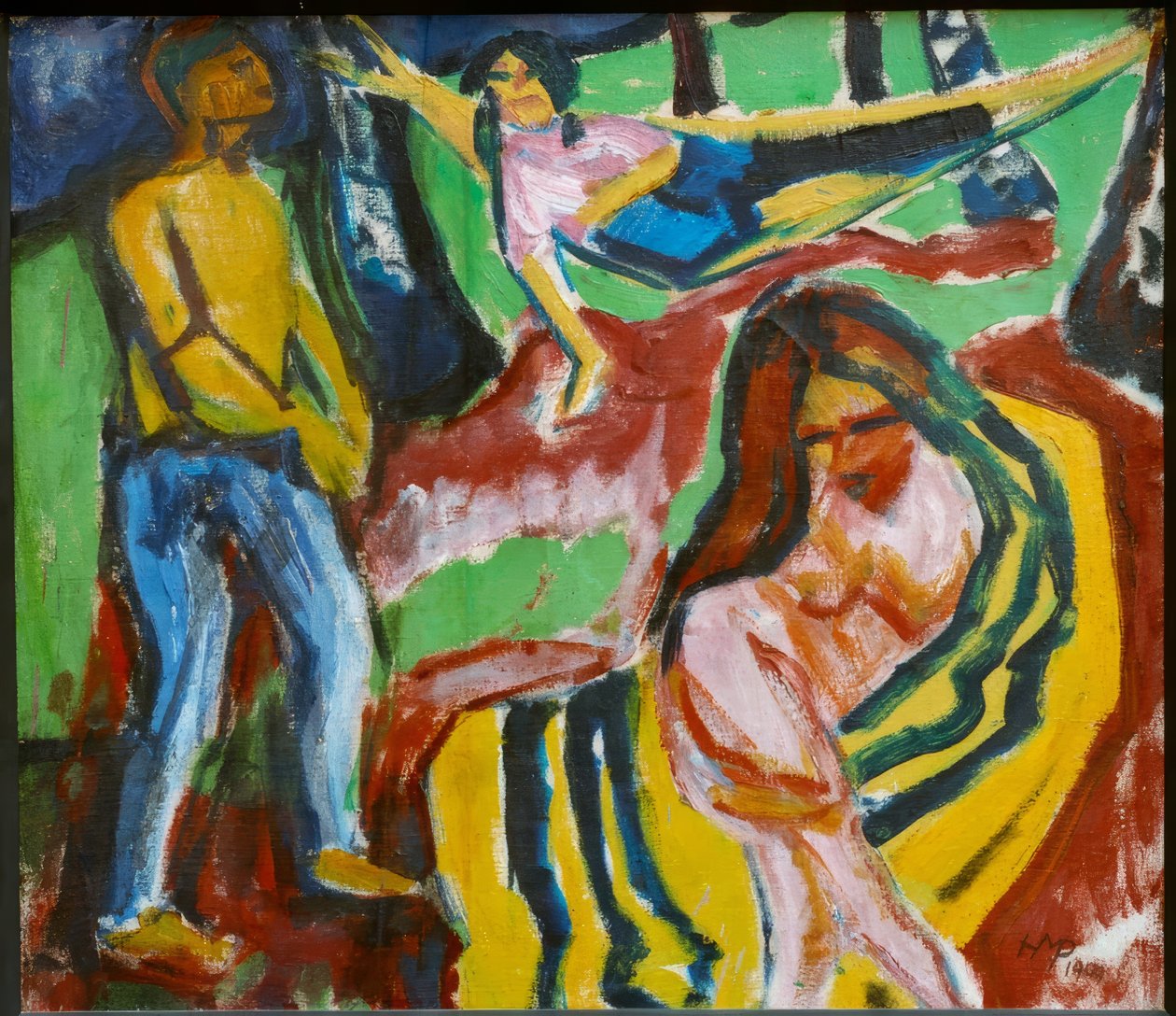 I skoven ved Moritzburg af Max Pechstein