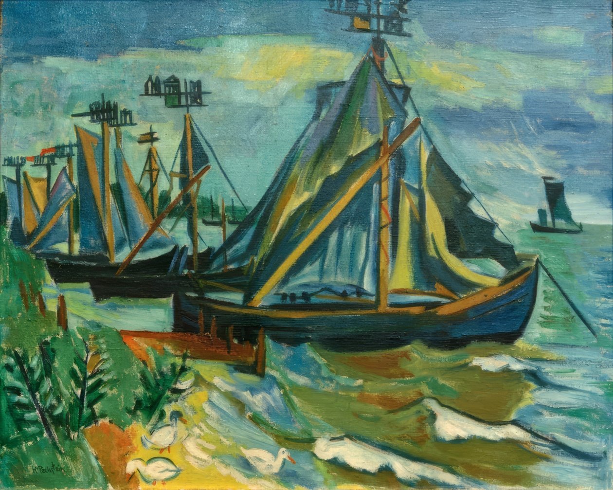Keitelkähne i Nidden af Max Pechstein
