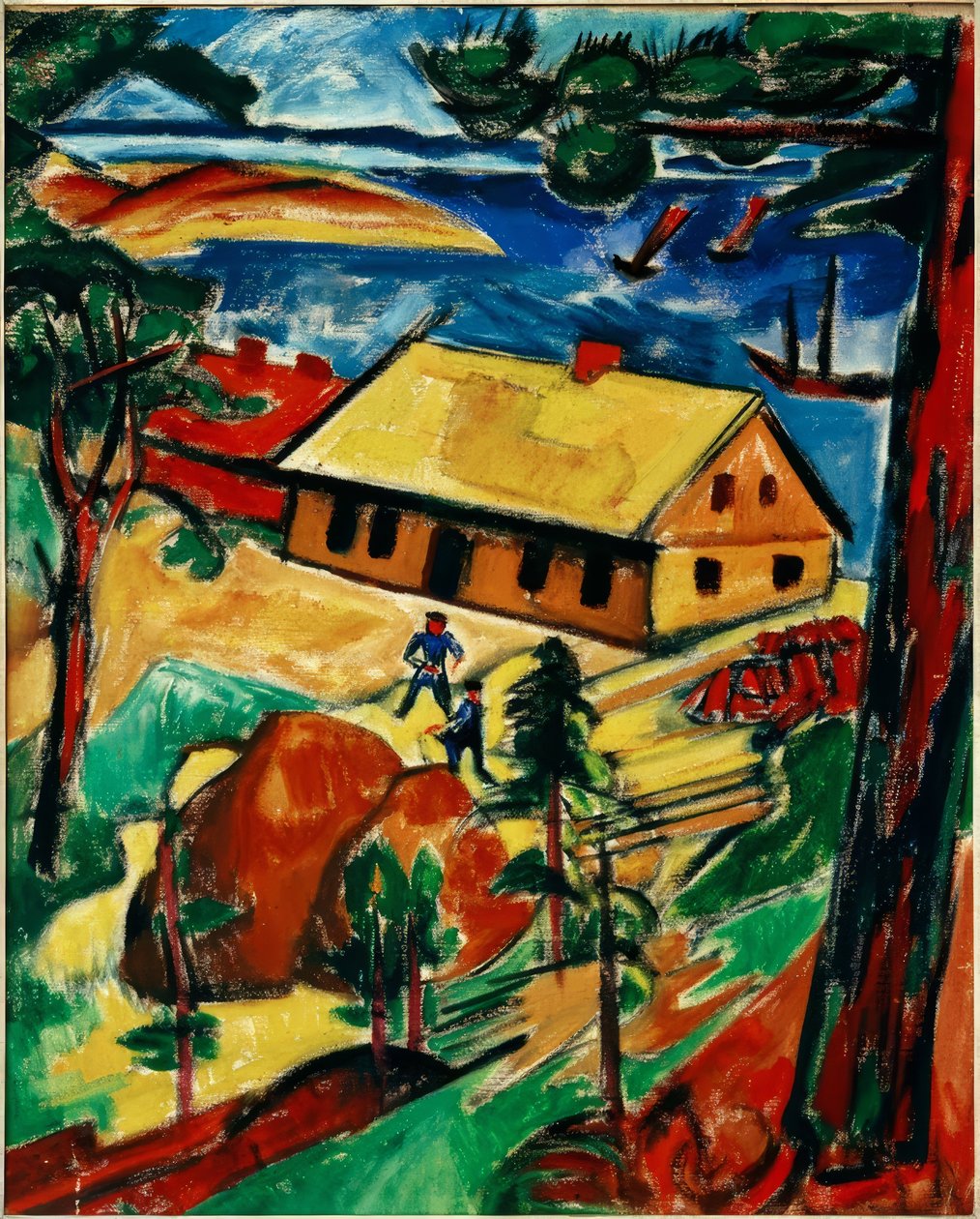 Nyt hus af Max Pechstein