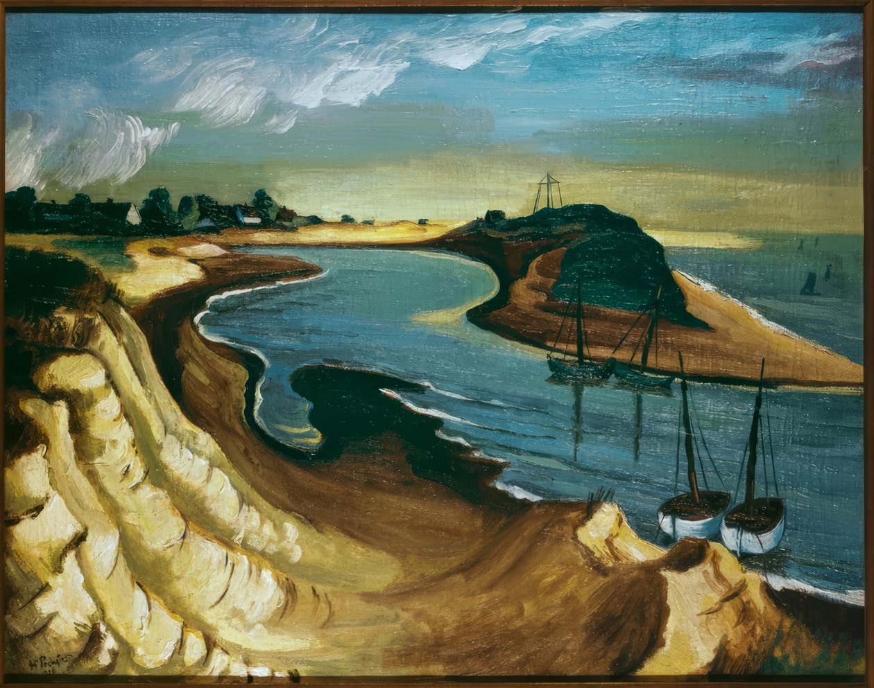 Østersølandskabet  af Max Pechstein