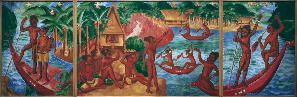 Palau-triptykon af Max Pechstein