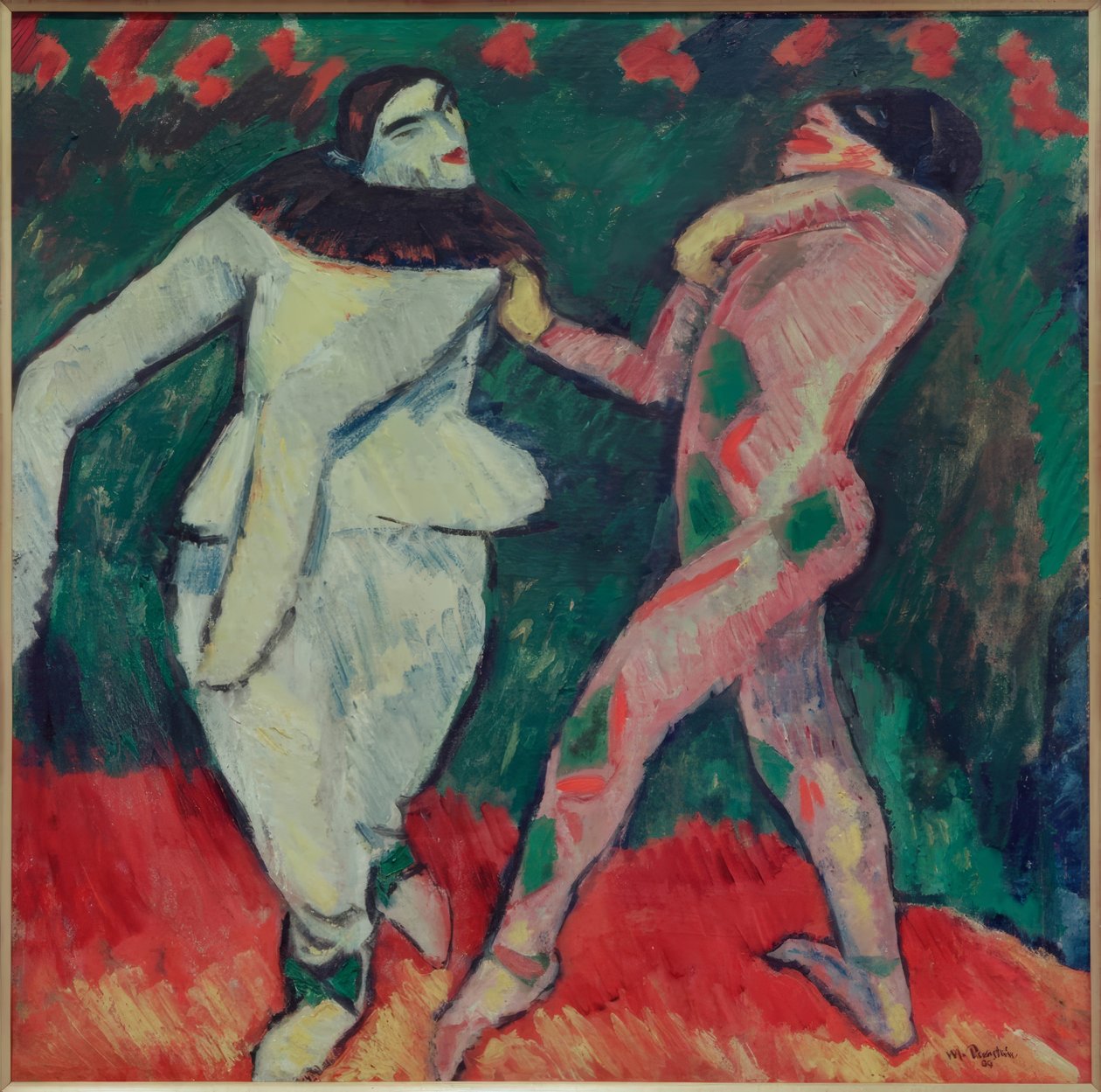 Russisk ballet af Max Pechstein