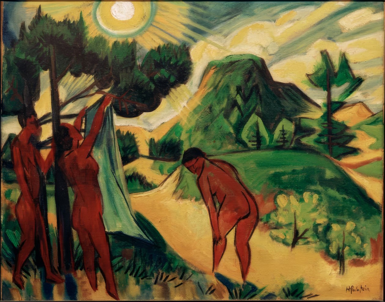 Sommer i Nidden af Max Pechstein