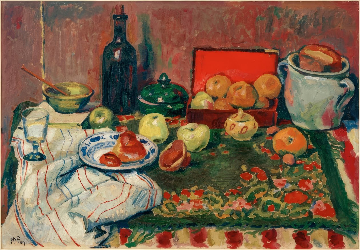Stilleben af Max Pechstein
