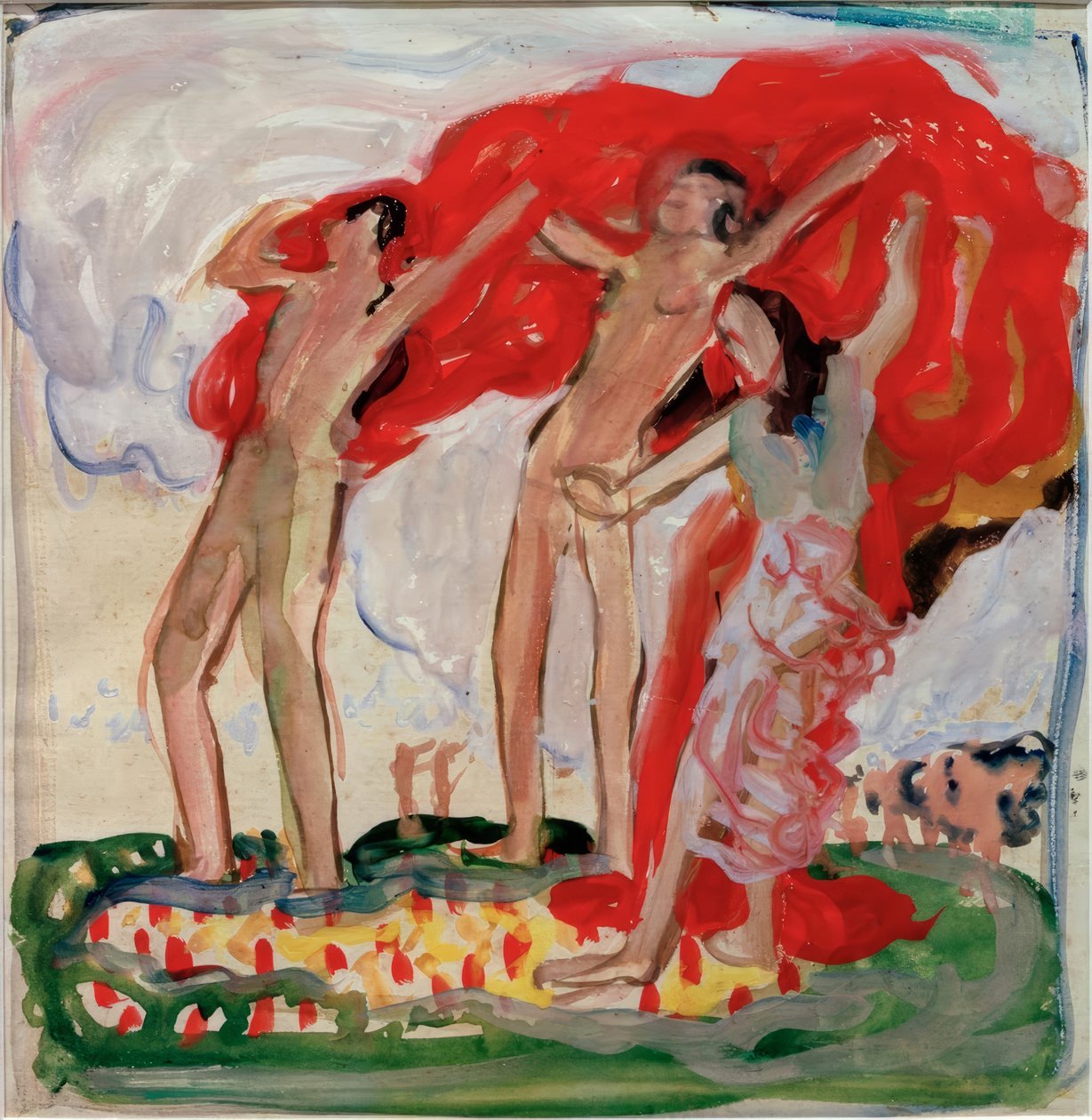 Dansende af Max Pechstein