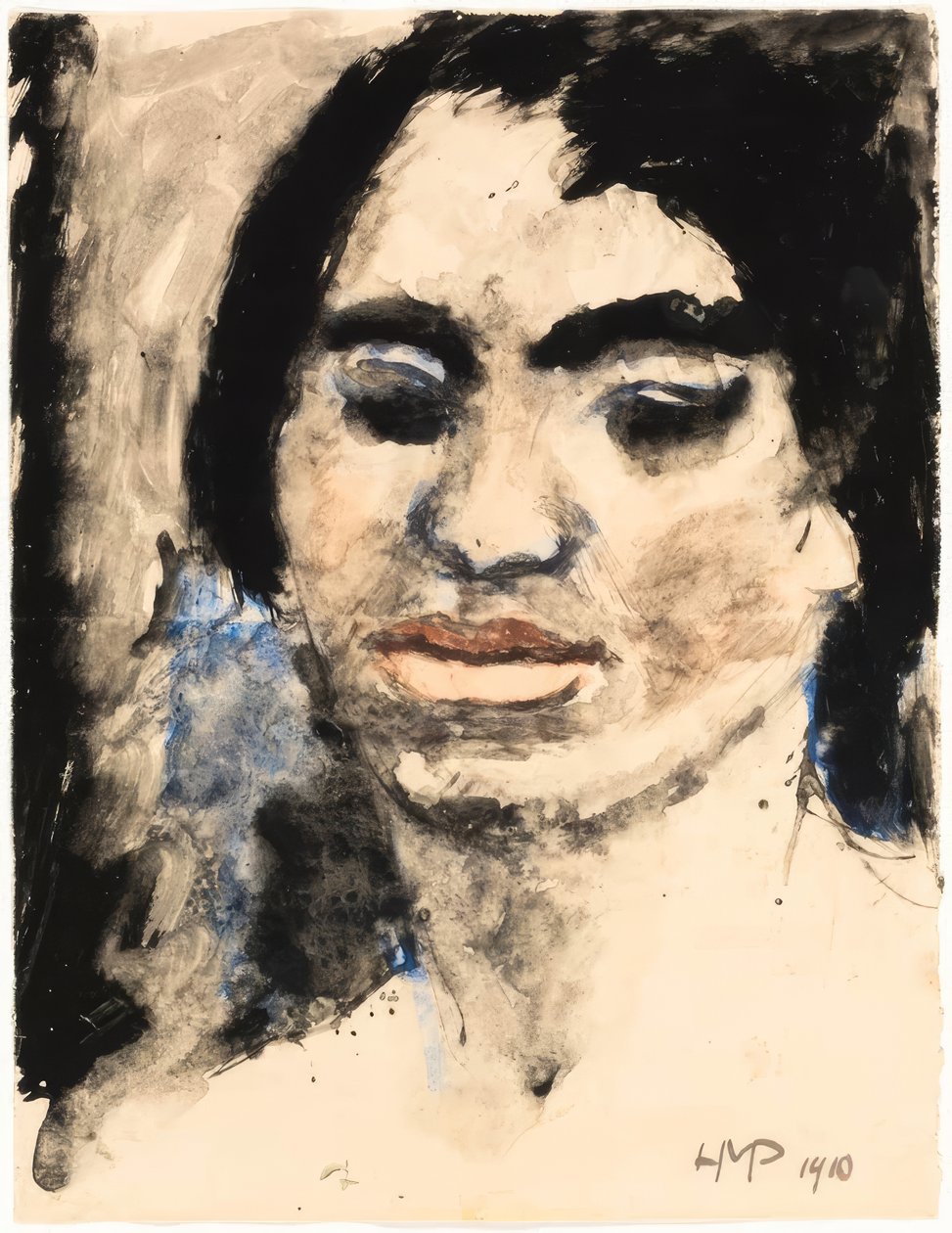 Kunstnerens svigermor af Max Pechstein