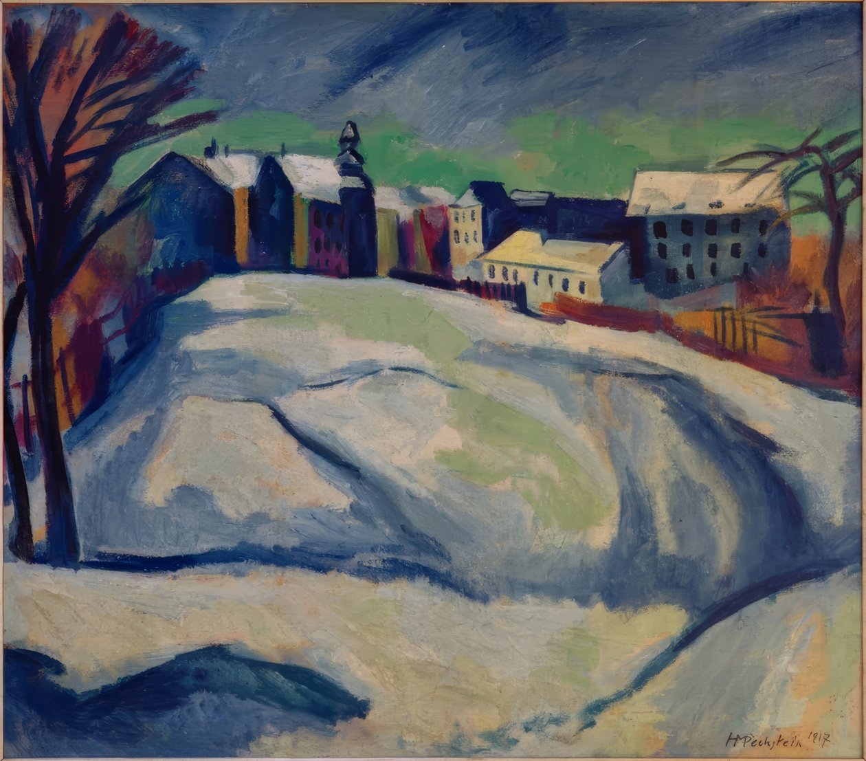 Vinterlandskab II af Max Pechstein