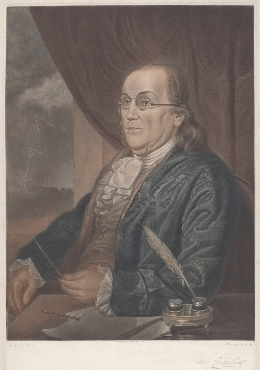 Benjamin Franklin af Max Rosenthal