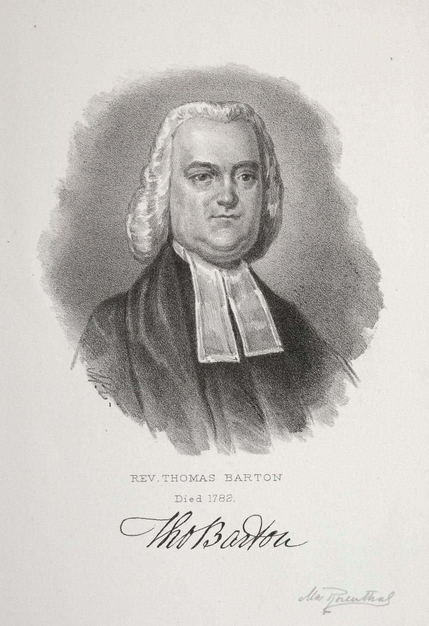 pastor Thomas Barton. af Max Rosenthal