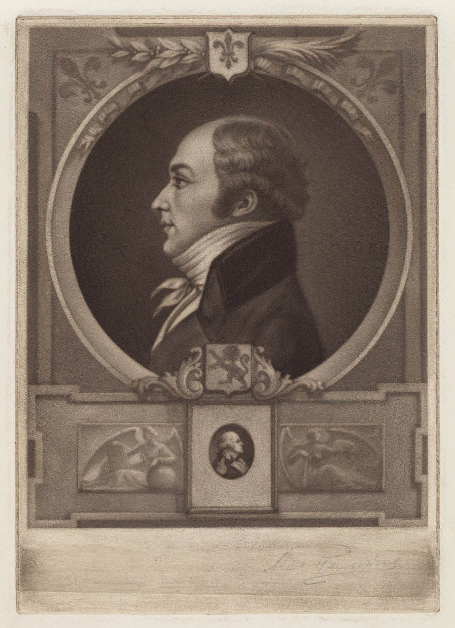 Charles Balthazar Julien Févret de Saint-Mémin af Max Rosenthal, after Charles B. J. Févret de Saint Mémin