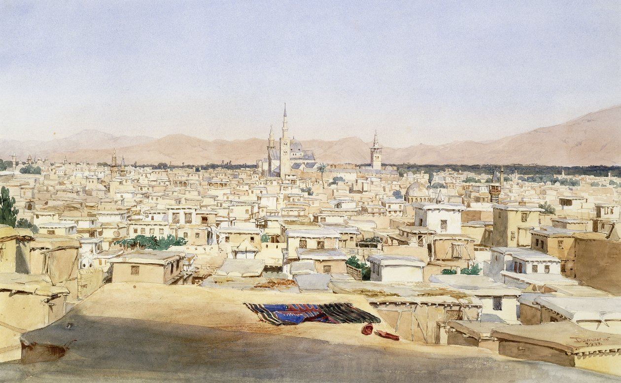 Damaskus, 1844 af Max Schmidt