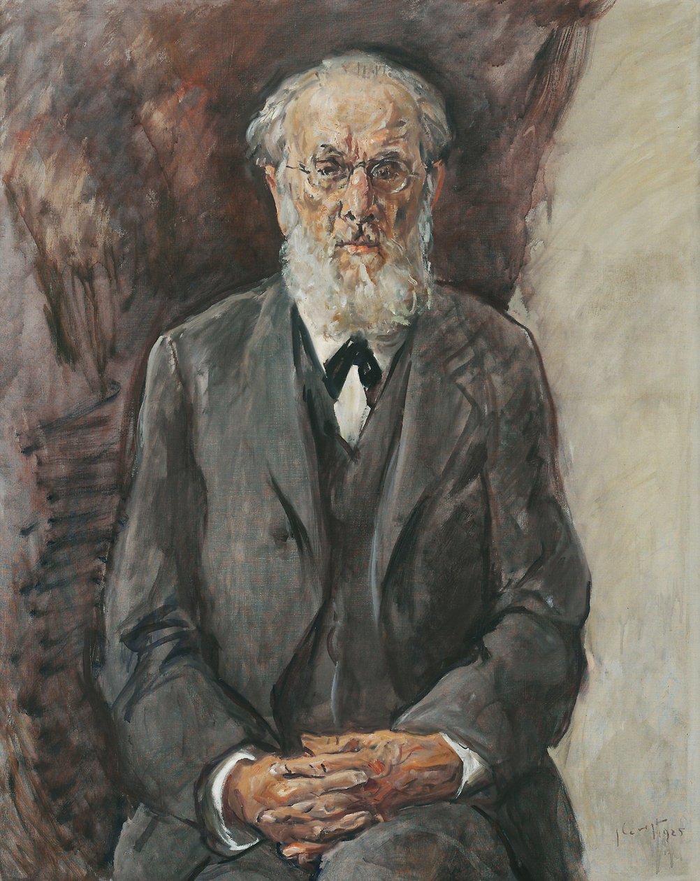 Portræt af professor Carl Stumpf af Max Slevogt