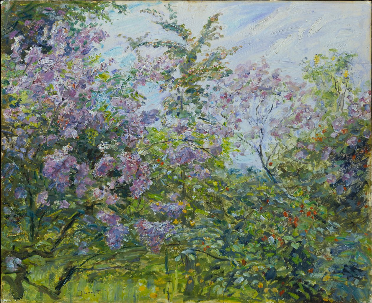 Blomstrende syren af Max Slevogt
