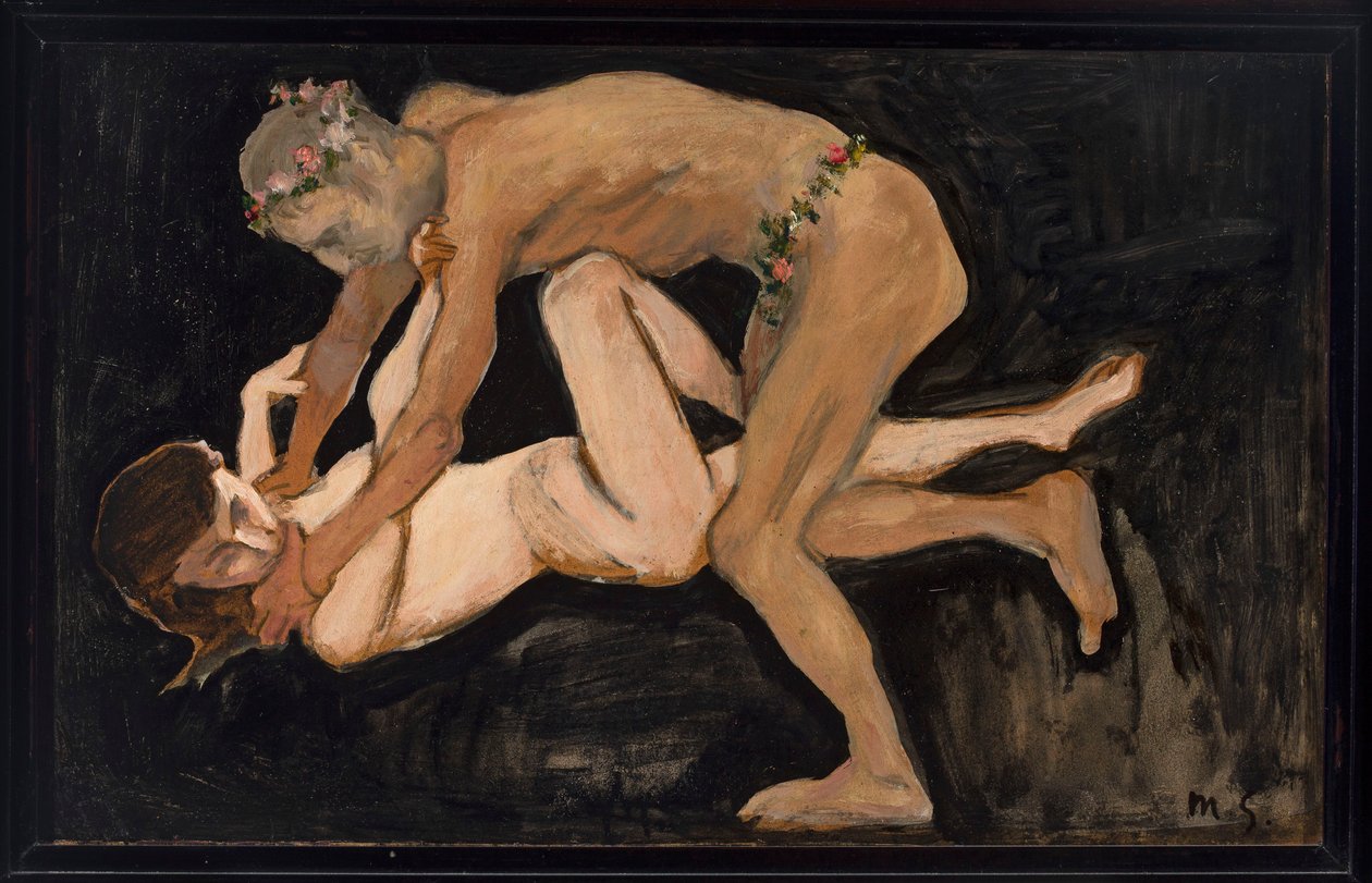 Faunen og pigen af Max Slevogt