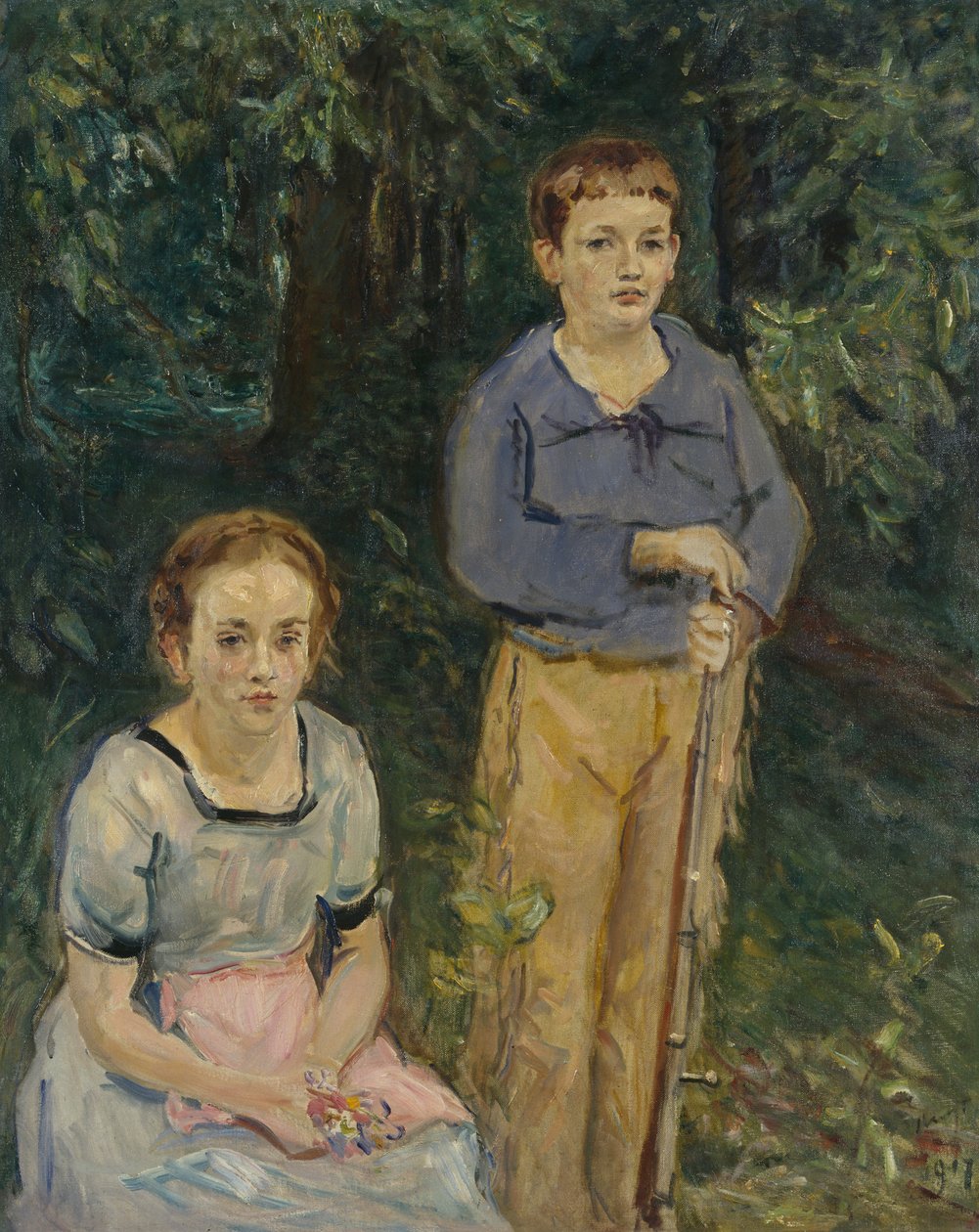 Nina og Wolfgang Slevogt af Max Slevogt