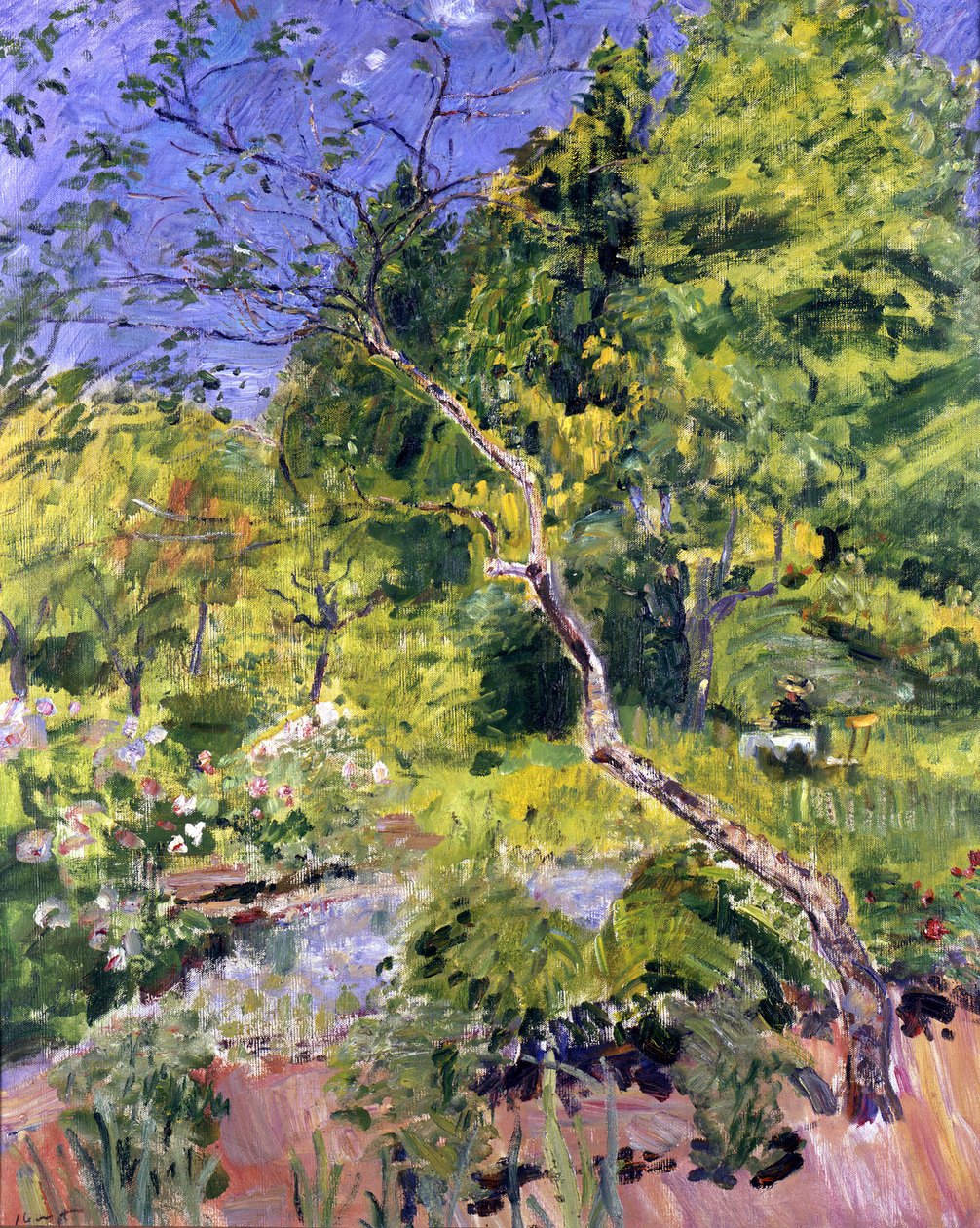 Park i Pfalz (Neukastel) af Max Slevogt