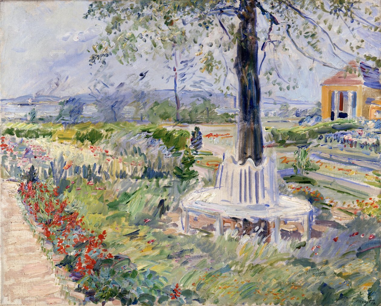 Pavillon i Neu-Kladow af Max Slevogt