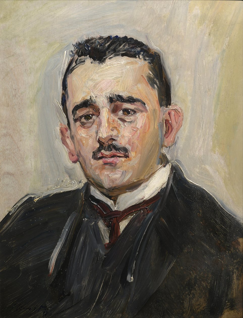 Portræt af Bruno Cassirer af Max Slevogt