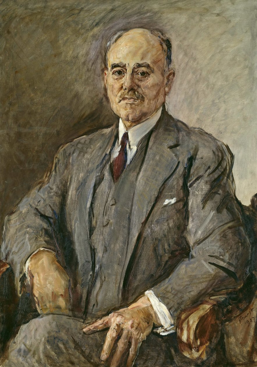 Portræt af Hermann Sudermann 1857-1928, 1927. af Max Slevogt