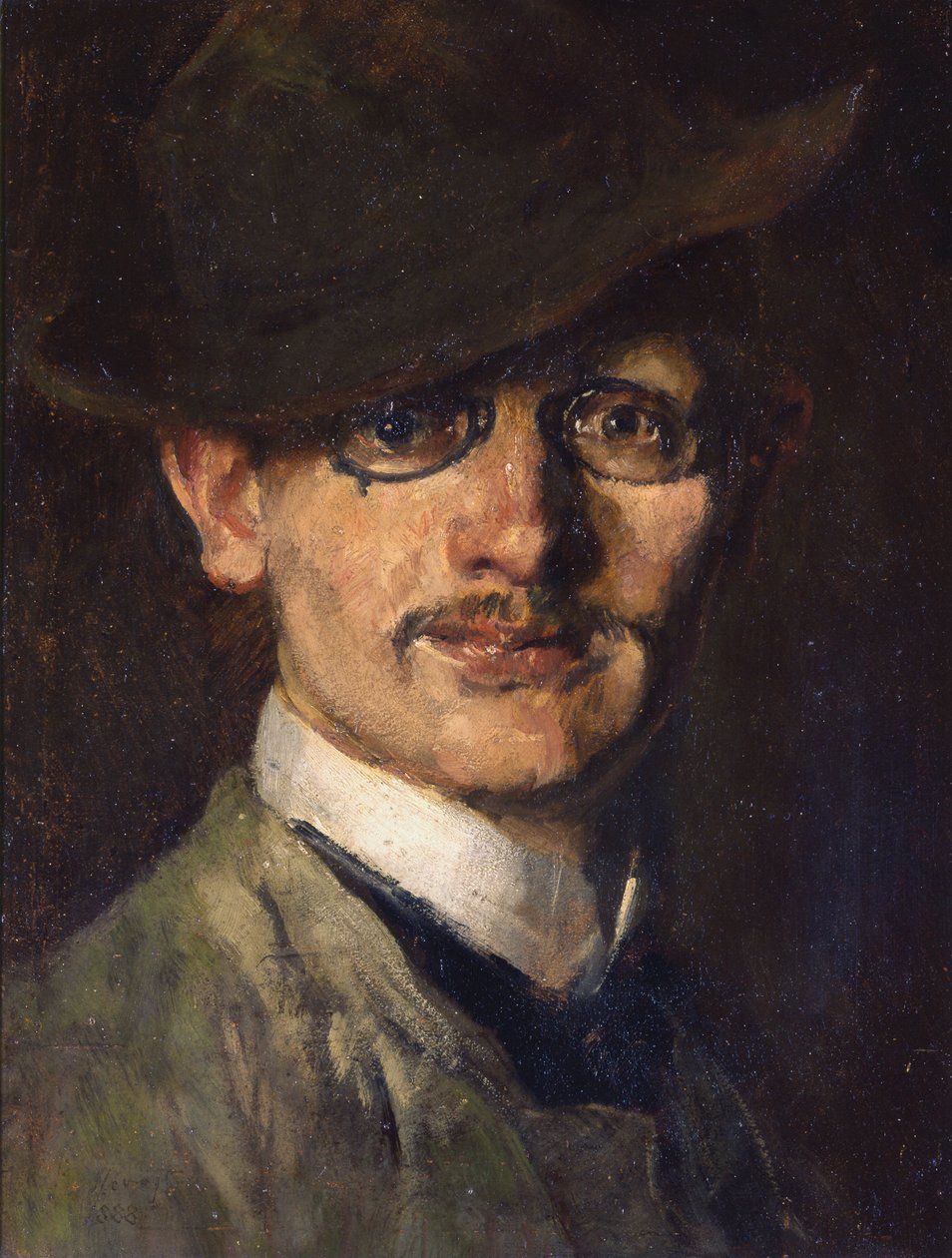 Selvportræt af Max Slevogt